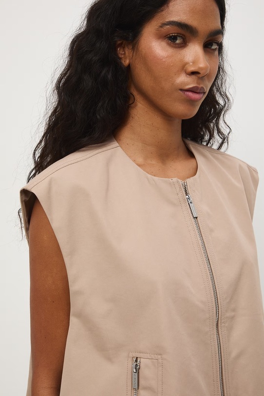 Medicine bezrękawnik damski beżowy RS26-KMD500