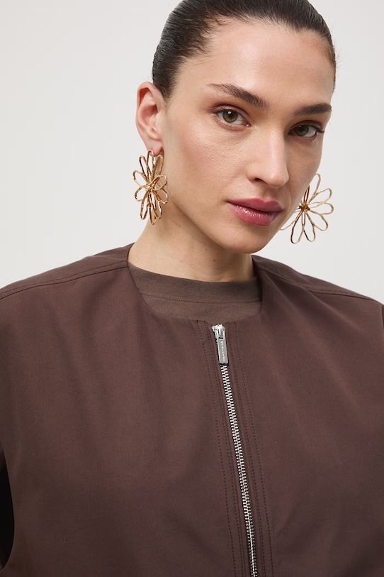 Medicine bezrękawnik damski brązowy RS26-KMD500