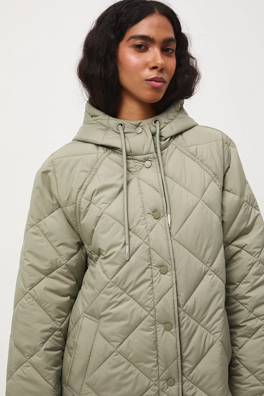 Medicine płaszcz pikowany damski RS26-KPD200 zielony