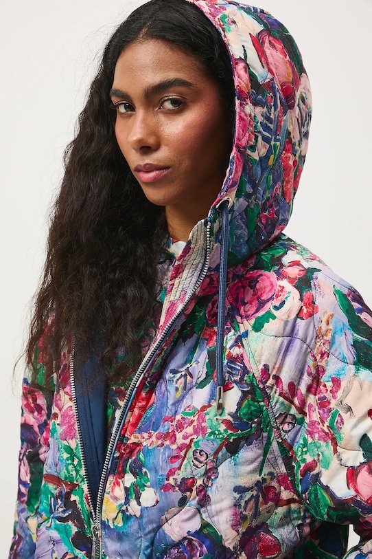 Kurtka damska z kolekcji Eviva L'arte RS26-KUD252 multicolor