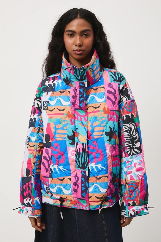 Bunda dámská ze speciální kolekce Eviva L'arte RS26-KUD254 vícebarevná RS26