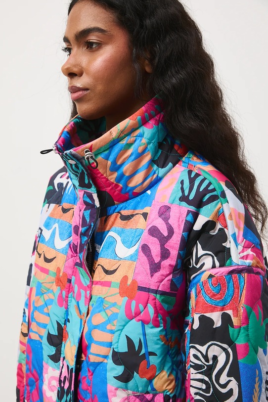 Bunda dámská ze speciální kolekce Eviva L'arte RS26-KUD254 vícebarevná