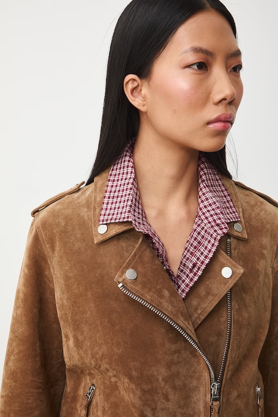 Замшева куртка Medicine RS26-KUD302 бежевий