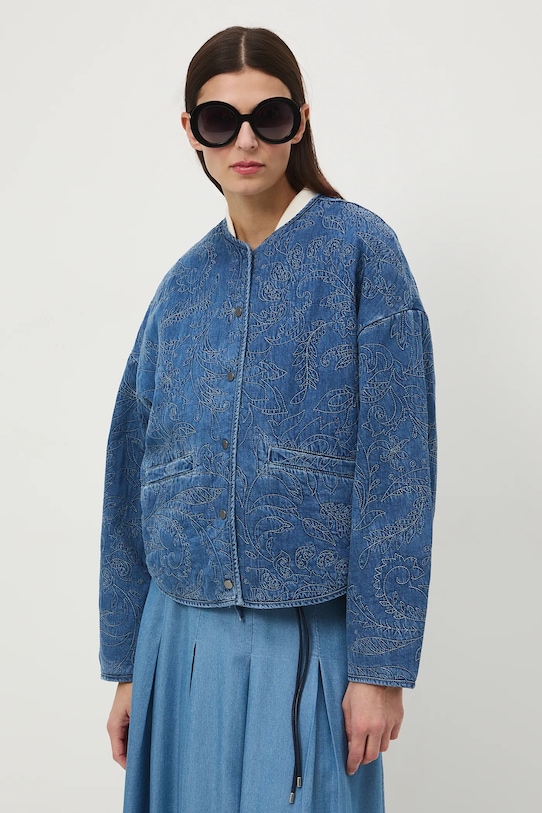 Medicine giacca di jeans in cotone RS26-KUD305 blu RS26