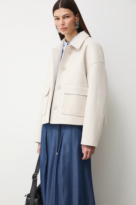 Medicine kurtka koszulowa beżowy RS26-KUD309