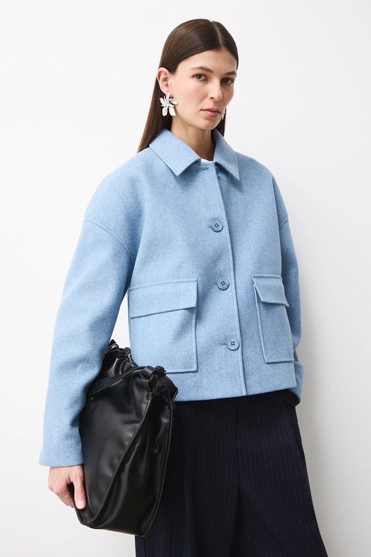 Medicine kurtka koszulowa RS26-KUD309 niebieski RS26