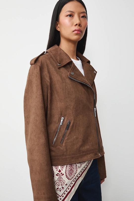 Motorkářská bunda Medicine RS26-KUD311 hnědá RS26