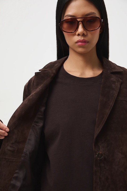 Marynarka damska zamszowa RS26-KUD312