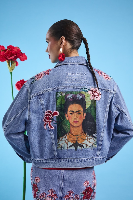 Medicine kurtka jeansowa bawełniana bez kaptura niebieski RS26-KUD455