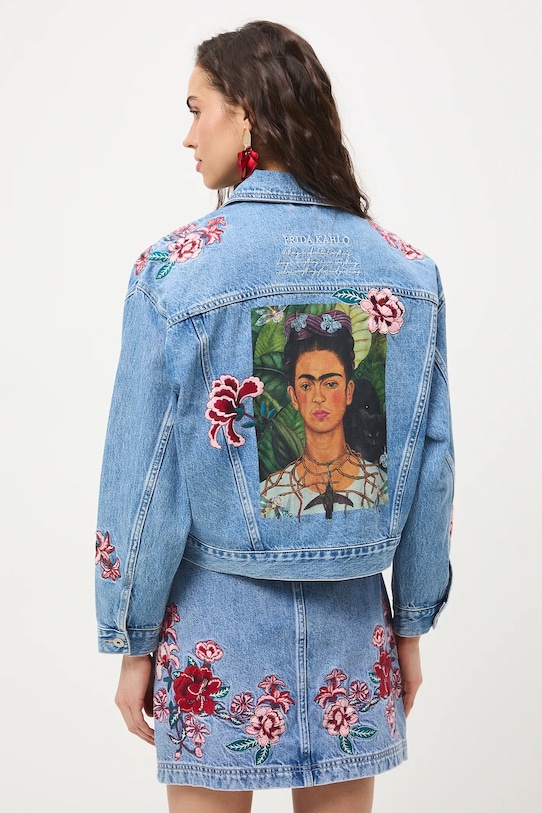 Odzież Medicine kurtka jeansowa bawełniana RS26-KUD455 niebieski