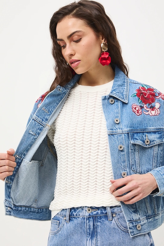 Bavlnená rifľová bunda Medicine RS26-KUD455