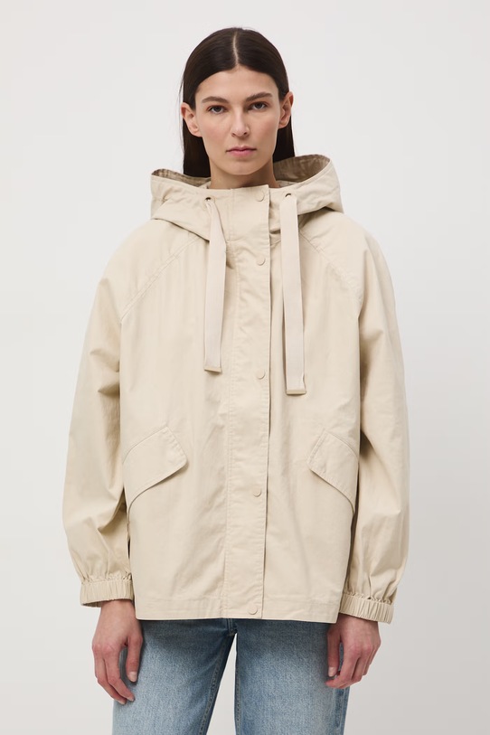 Medicine parka damska bawełniana RS26-KUD500 beżowy RS26