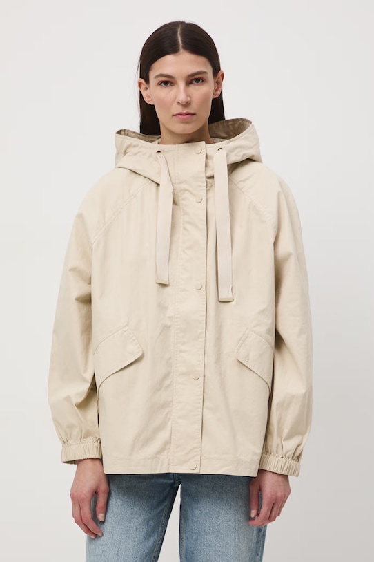 Medicine parka damska bawełniana RS26-KUD500 beżowy RS26