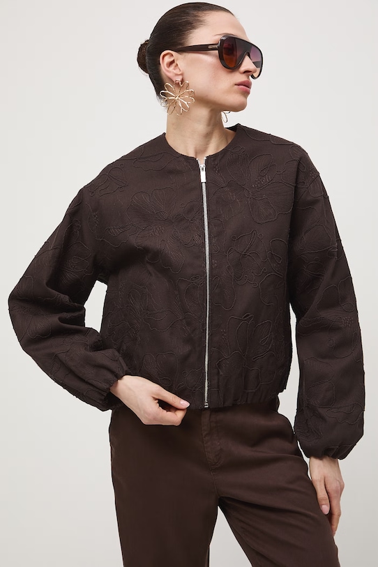 Medicine bomberka damska bawełniana RS26-KUD505 brązowy RS26