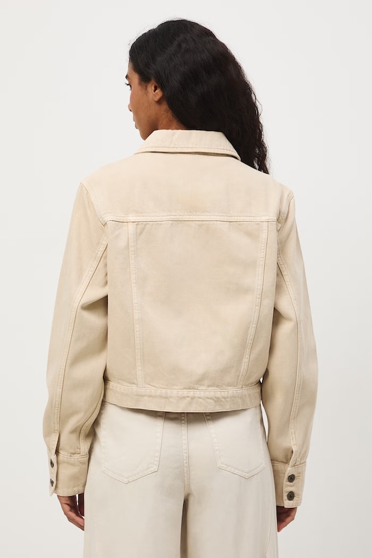 Odzież Medicine kurtka jeansowa damska bawełniana RS26-KUD506 beżowy
