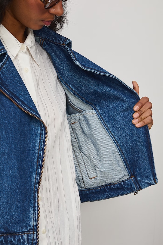 Medicine kurtka jeansowa damska bawełniana RS26-KUD506