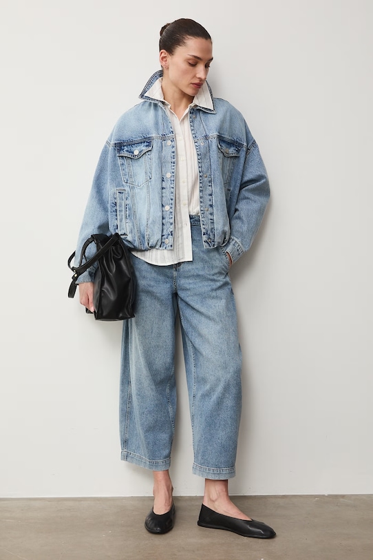 Medicine kurtka damska jeansowa RS26-KUD507 niebieski RS26