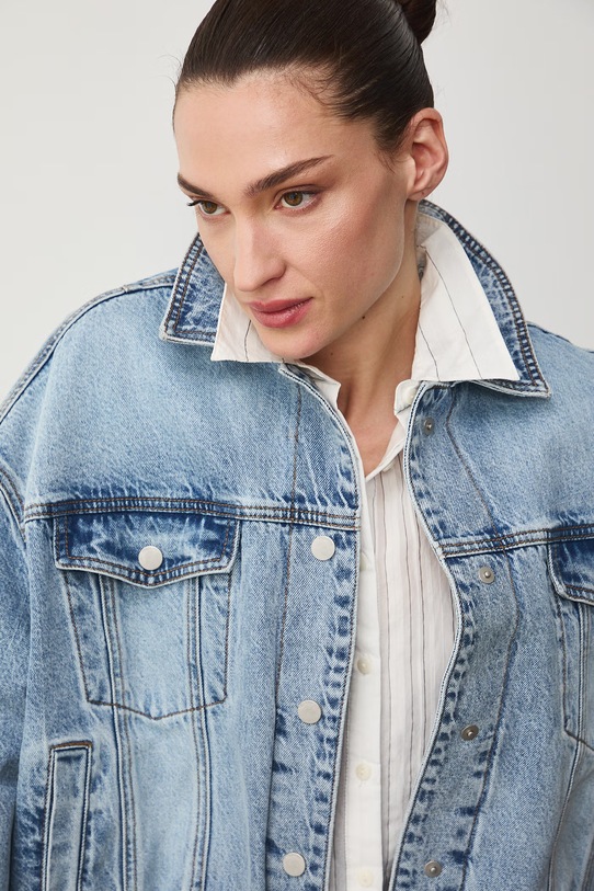 Medicine kurtka damska jeansowa niebieski RS26-KUD507