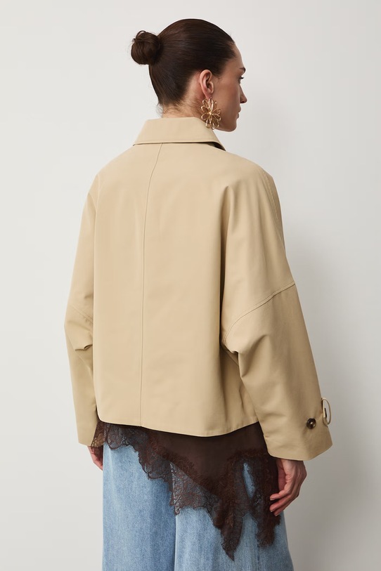 Odzież Medicine krótki trencz damski RS26-KUD510 beżowy