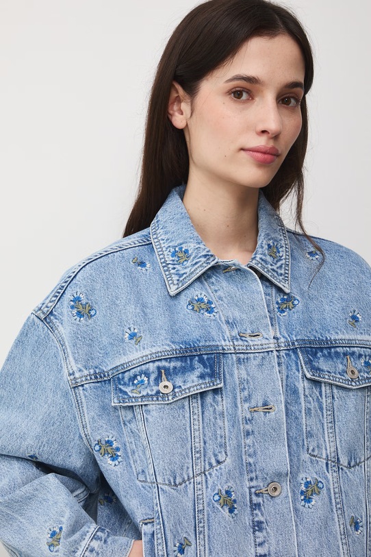 Medicine kurtka damska jeansowa niebieski RS26-KUD705