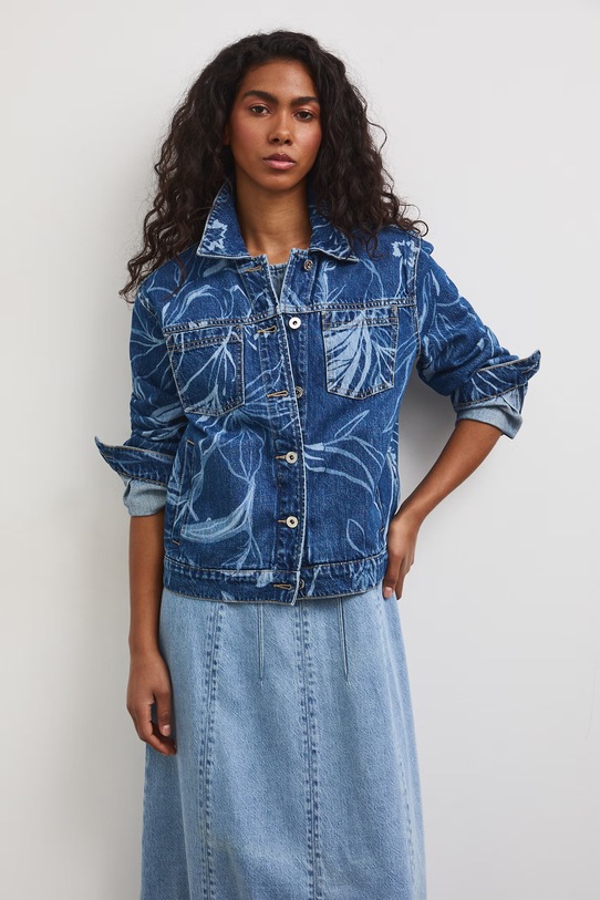 Medicine kurtka damska jeansowa niebieski RS26-KUD801