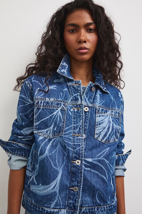 Medicine kurtka damska jeansowa niebieski RS26-KUD801