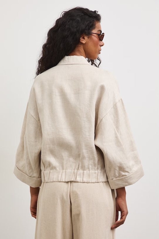 Odzież Medicine bomberka damska lniana RS26-KUD802 beżowy