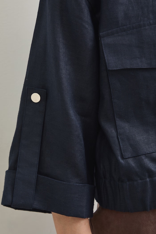 Medicine bomberka damska lniana RS26-KUD802 granatowy