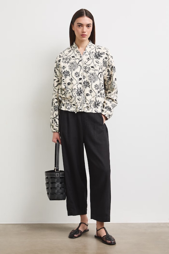 Bomberka damska z lnem RS26-KUD900 multicolor RS26