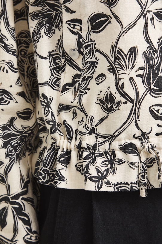 Bomberka damska z lnem RS26-KUD900 multicolor