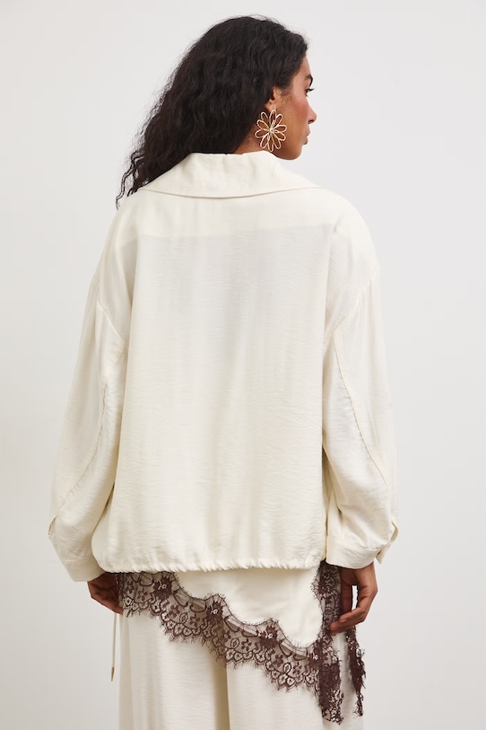 Odzież Kurtka damska z wiskozą RS26-KUD903 beżowy