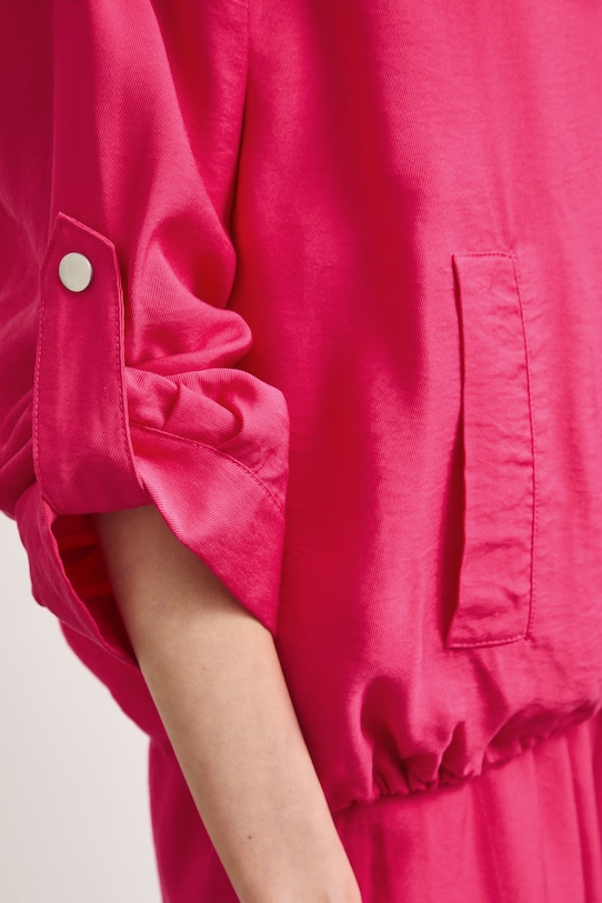 Kurtka damska z wiskozą RS26-KUD903 różowy