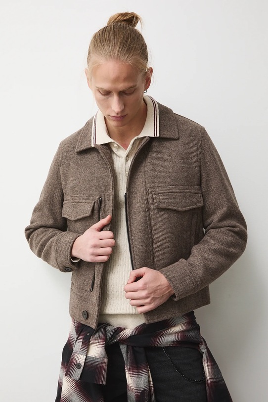 Medicine kurtka koszulowa RS26-KUM107 brązowy RS26