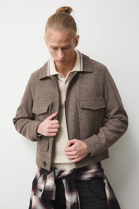 Medicine kurtka koszulowa RS26-KUM107 brązowy RS26