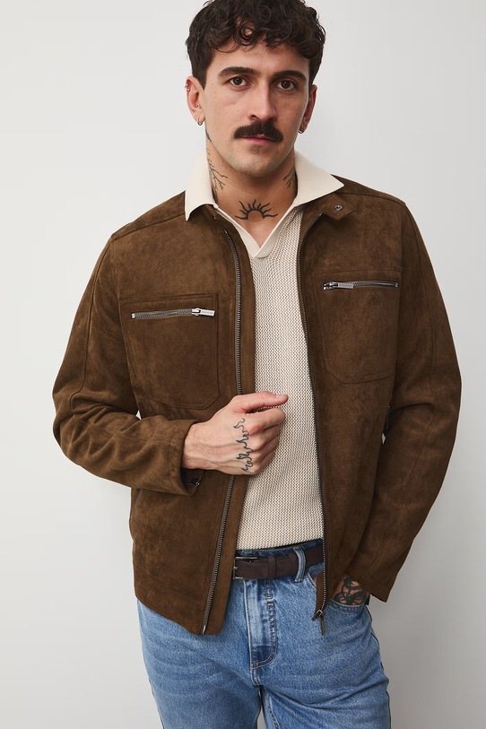 Medicine kurtka męska brązowy RS26-KUM400