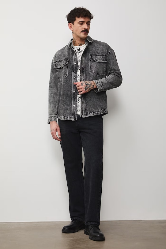 Medicine kurtka męska jeansowa RS26-KUM413 szary RS26