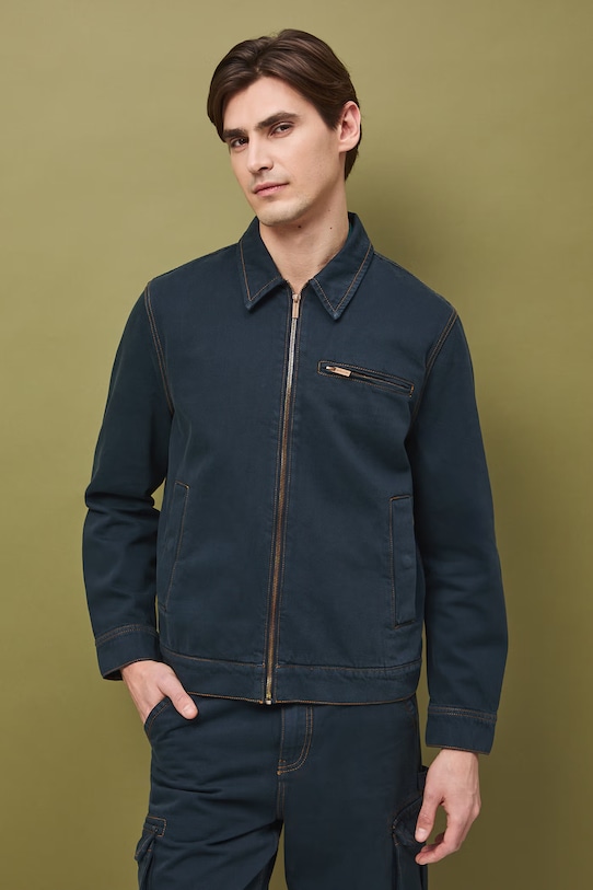 Medicine kurtka jeansowa męska bawełniana RS26-KUM513 granatowy RS26