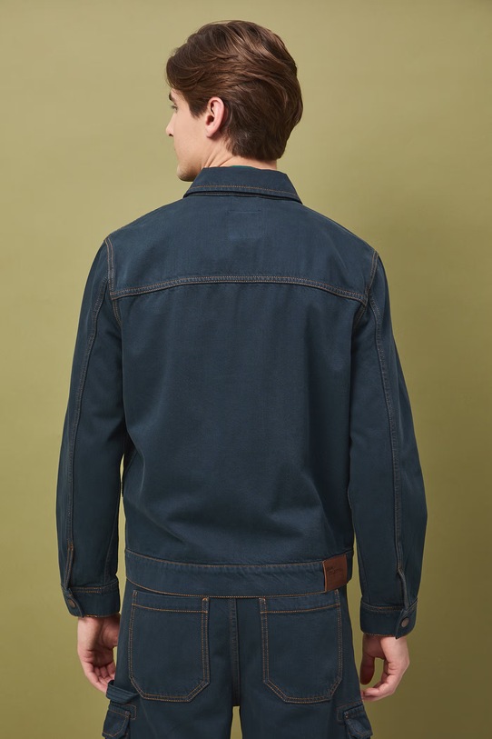 Odzież Medicine kurtka jeansowa męska bawełniana RS26-KUM513 granatowy