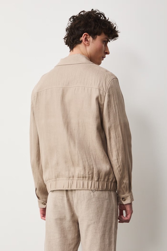 Odzież Medicine bomberka męska lniana RS26-KUM705 beżowy