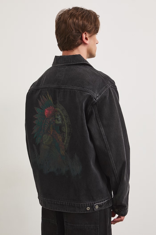 Odzież Medicine kurtka męska jeansowa RS26-KUM800 czarny