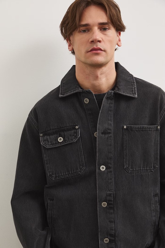 Medicine kurtka męska jeansowa czarny RS26-KUM800