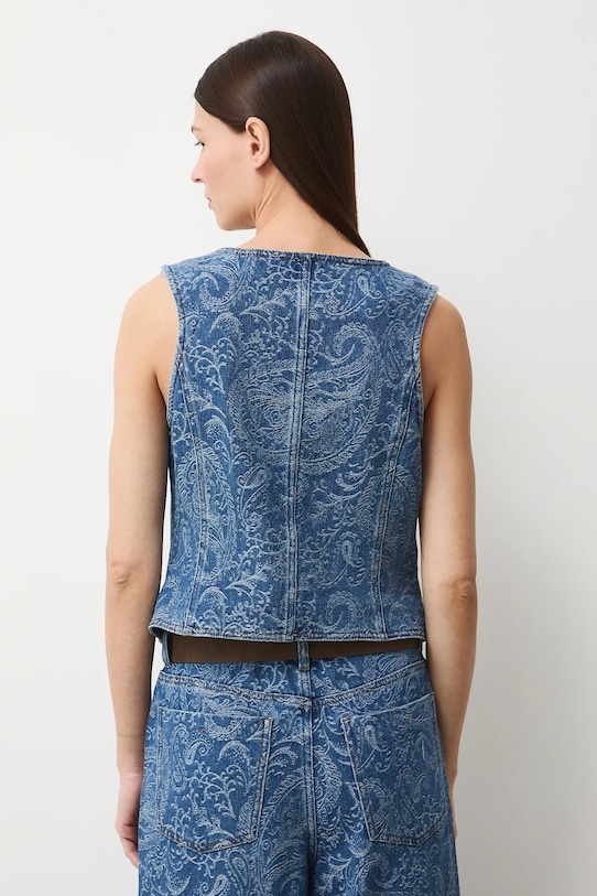 Odzież Medicine kamizelka jeansowa RS26-KZD300 niebieski