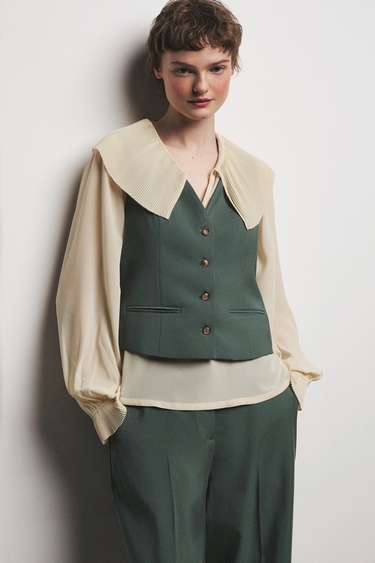 Medicine Γιλέκο Γυναικείο με βισκόζη πράσινο RS26-KZD600