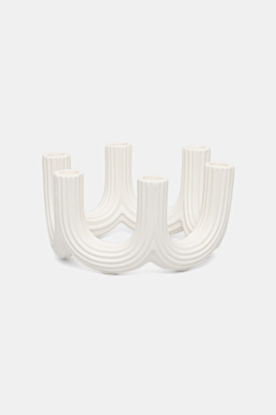 Dekorativní svícen z porcelánu bílá RS26-LEU200