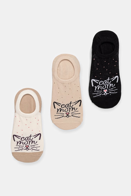 Medicine skarpety stopki damskie 3-pack multicolor RS26-LGD504