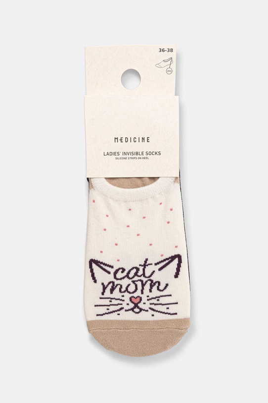 Medicine skarpety stopki damskie 3-pack multicolor RS26-LGD504