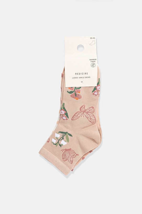 Medicine skarpety damskie z włókna bambusowego 3-pack multicolor RS26-LGD515