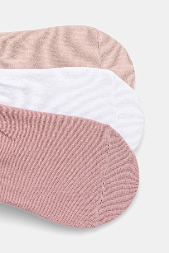 Skarpety stopki damskie bawełniane gładkie 3-pack RS26-LGD525 multicolor RS26