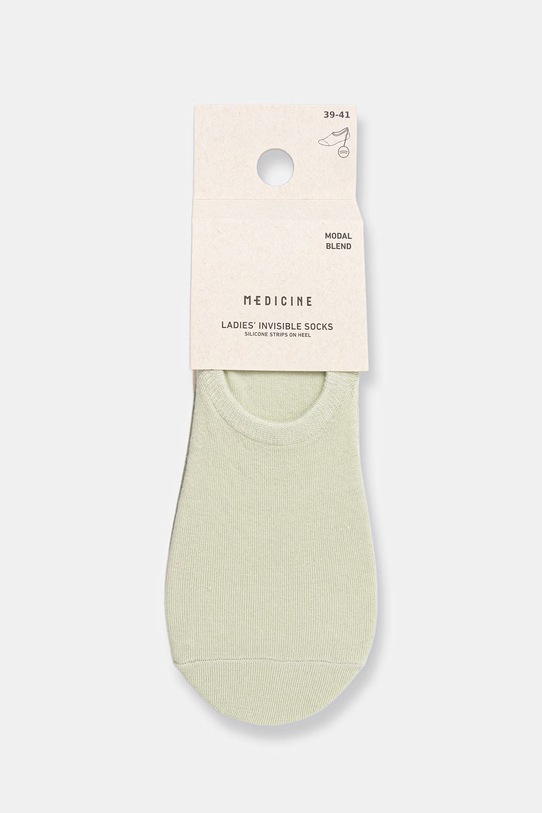 Odzież Medicine skarpety stopki damskie z modalem 3-pack RS26-LGD527 zielony