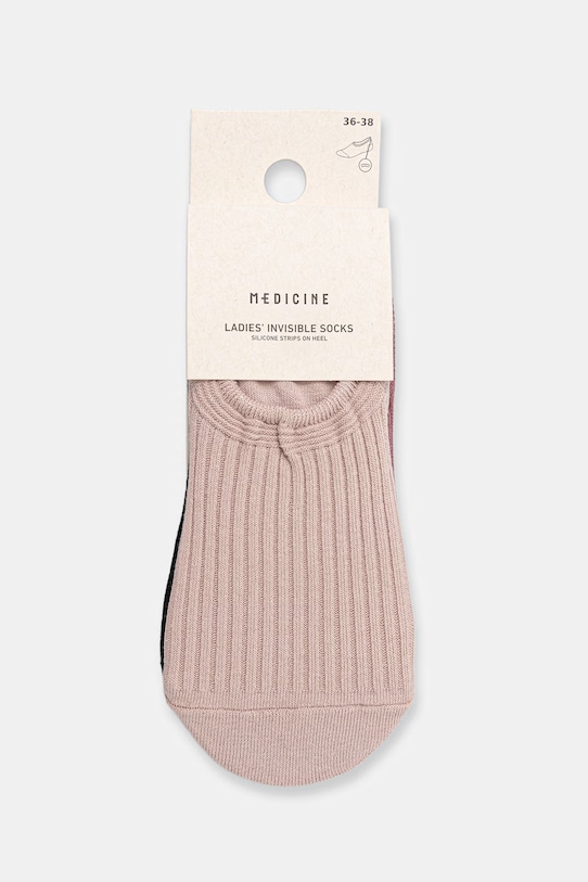 Odzież Medicine skarpety stopki damskie bawełniane 3-pack RS26-LGD531 multicolor